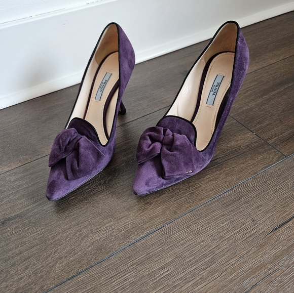 Prada Bougainvillea Suede Shoes - SIZE 38 - Picture 10 of 13